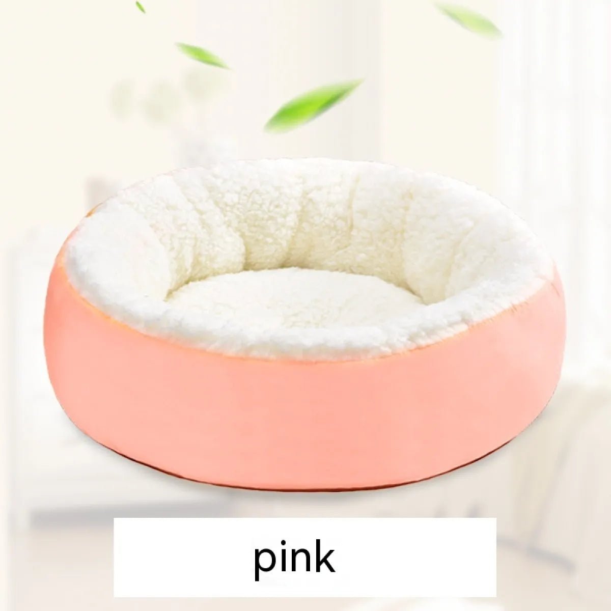 CalmPaws™ Anxiety Lamb Wool Pet Bed