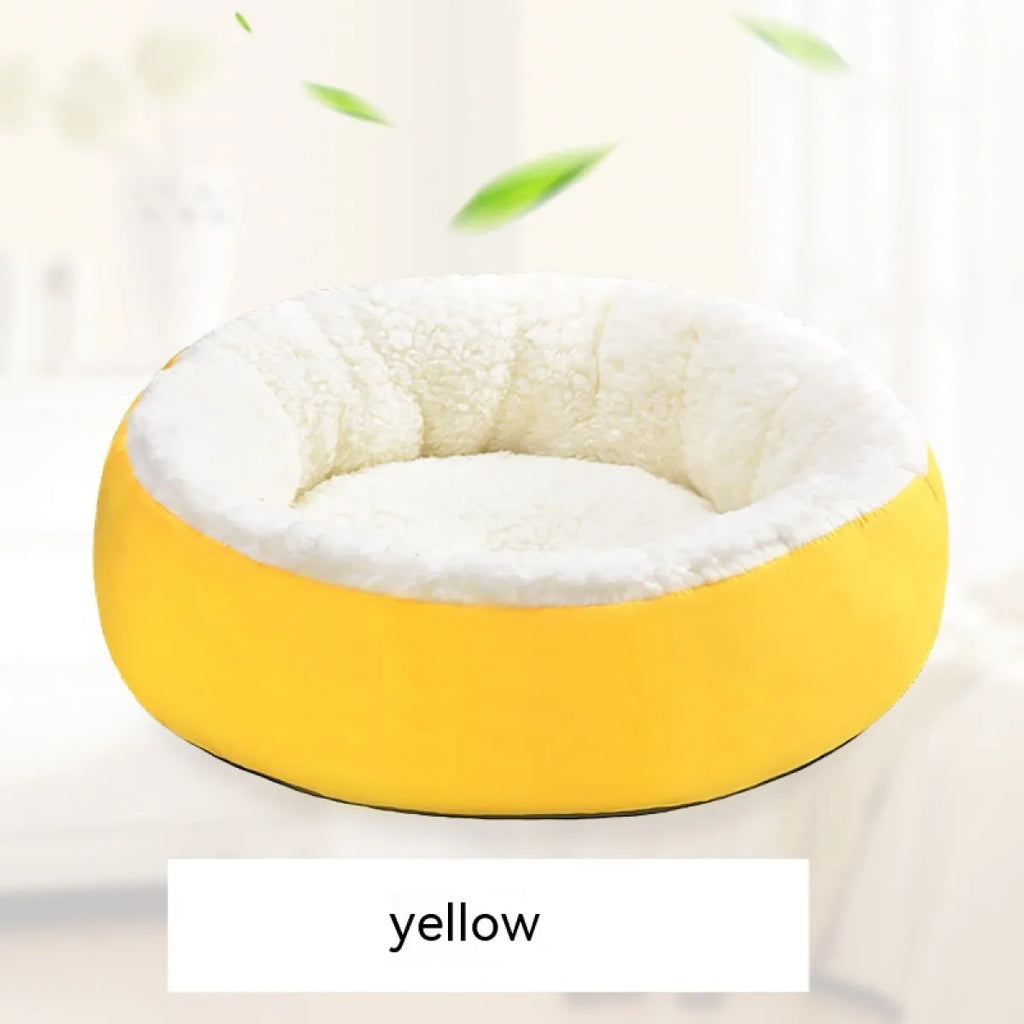 CalmPaws™ Anxiety Lamb Wool Pet Bed